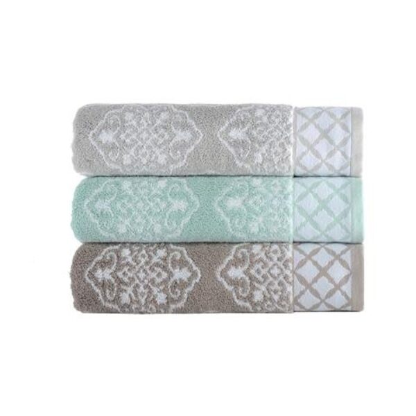Better Homes & Gardens Thick and Plush Medallion Jacquard Bath Towel (30" x 56" / 76cm x 142cm) 1 Piece