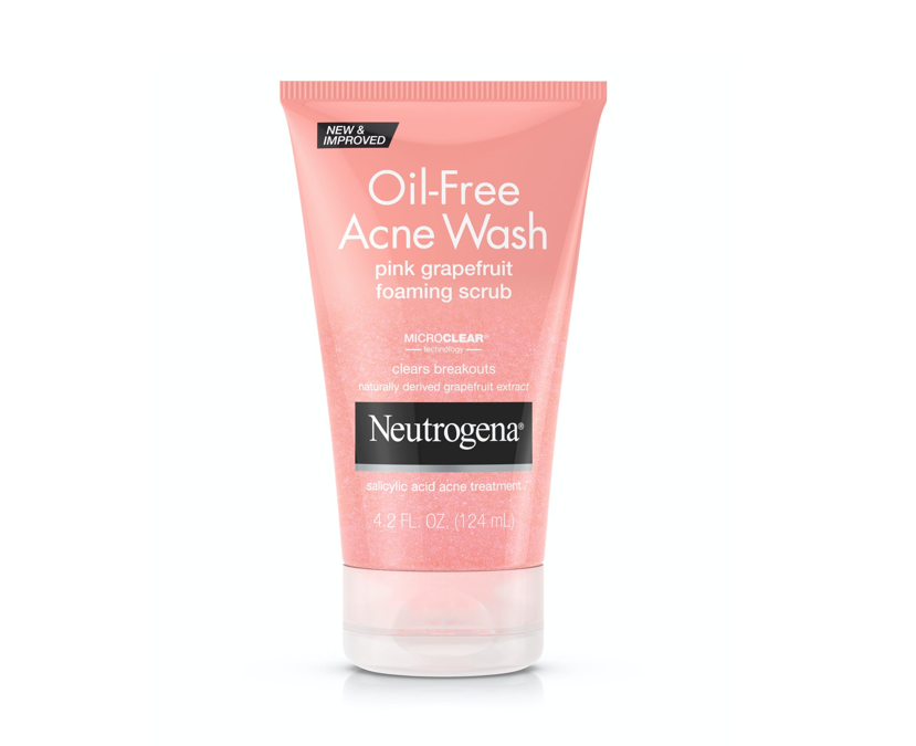 Neutrogena Oil-Free Acne Wash Pink Grapefruit Foaming Scrub 6.7 Fl