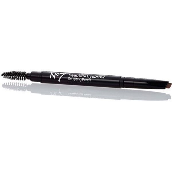 No7 Beautiful Eyebrow Sculpting Pencil, Brown 0.01 oz