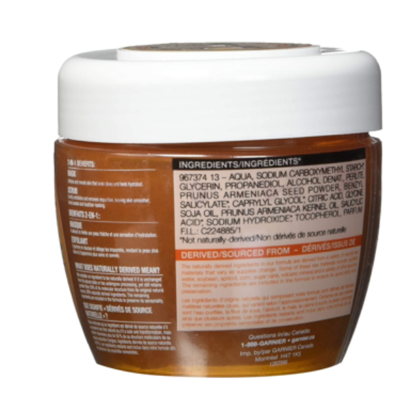 Garnier SkinActive Glow Boost 2-In-1 Facial Mask & Scrub 6.76 Fl oz