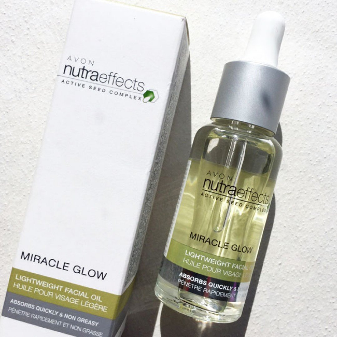 AVON MIRACLE GLOW LIGHT WEIGHT FACIAL OIL 30 ML