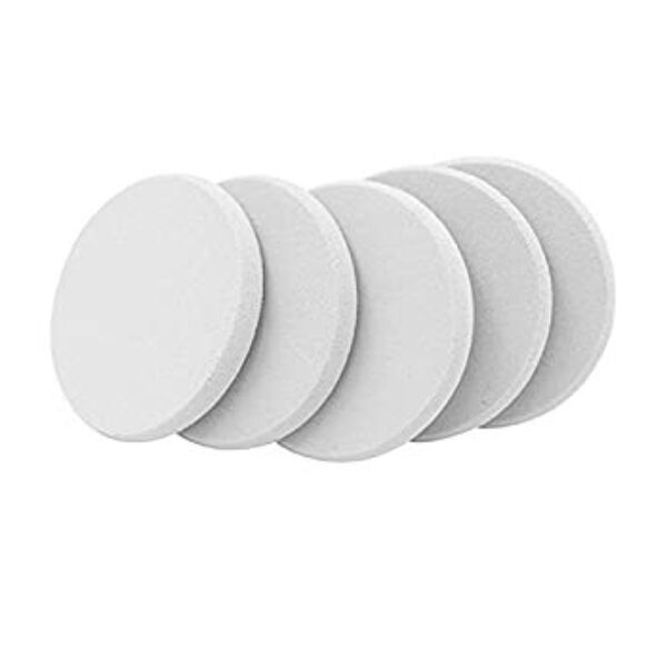 30 Pcs Round Makeup Cosmetics Sponge Facial Powder Puff Blush Foundation Applicator