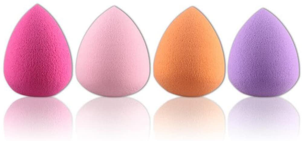 4 Pcs/Set Mini Drop Gourd Makeup Sponge Puff - Image 2