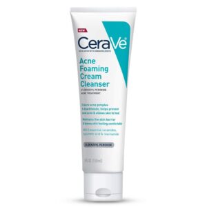 CERAVE ACNE FOAMING FACIAL CREAM CLEANSER