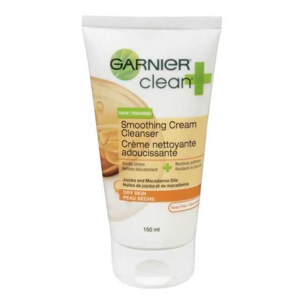 Garnier Clean + Smoothing Cream Cleanser for Dry Skin 5 Fl