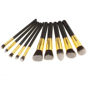 Make up Brush Set Cosmetic Eyebrow Blush Foundation Powder Kit set 10 pcs