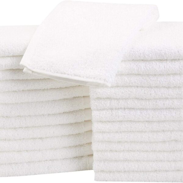 AmazonBasics Cotton Washcloths Towels
