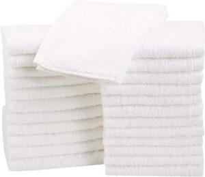 AmazonBasics Cotton Washcloths Towels