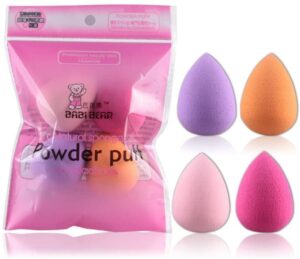 4 Pcs/Set Mini Drop Gourd Makeup Sponge Puff