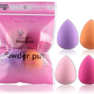 4 Pcs/Set Mini Drop Gourd Makeup Sponge Puff
