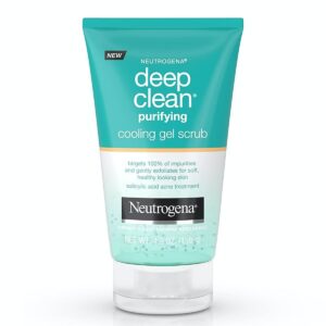 Neutrogena Deep Clean Purifying Cooling Gel & Exfoliating Face Scrub 4.2 oz