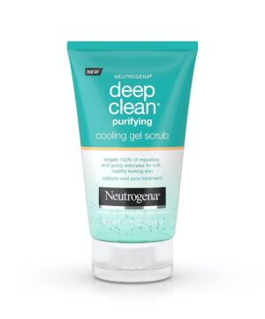 Neutrogena Deep Clean Purifying Cooling Gel & Exfoliating Face Scrub 4.2 oz