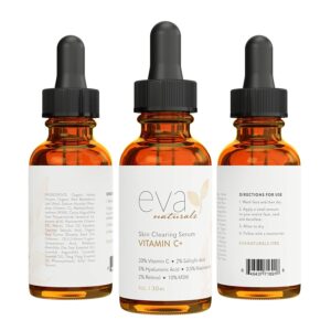 EVA NATURALS VIT C SERUM PLUS VIT E & HYALURONIC ACID