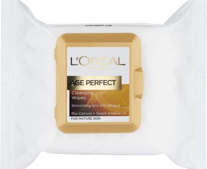 L'oreal Age Perfect Cleansing Wipes Mature Skin, 25 Wipes
