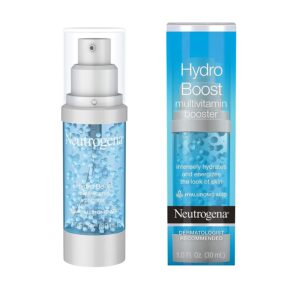 Neutrogena Hydro Boost Hydrating  Multivitamin Hydrating & Revitalising Face Serum with Vitamin E Niacinamide & Hyaluronic Acid Moisturise Dry Skin & Evens Tone
