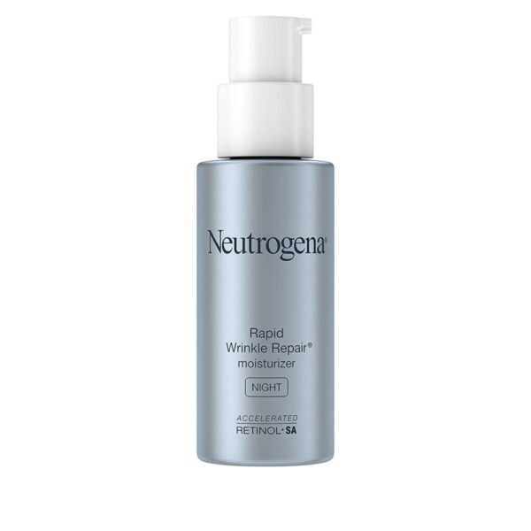 Neutrogena Rapid Wrinkle Repair Retinol Anti-Wrinkle Night Cream Face & Neck with Hyaluronic Acid Retinol & Glycerin 1 fl oz