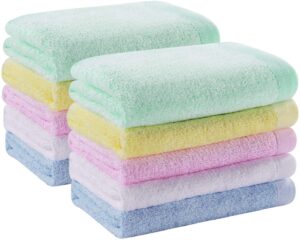 Yoofoss Washcloths Bamboo Face Towel Hand Cloth Sfor Bathroom