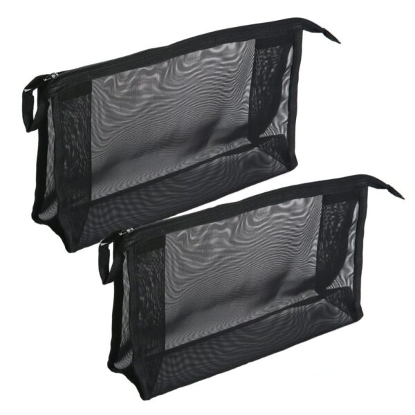 JGSTKCITY STORE 2 PIECE ASSORTED COSMETICS SEE THROUGH BAG