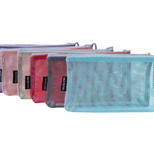 Sea Team Multi Coloured Portable Travel Pouch Nylon Mesh