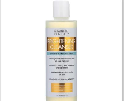 ADVANCED CLINICALS BRIGHTENING FACE WASH VIT C 8.2 FL