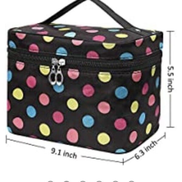 POLKA DOT TOILETRY BAG
