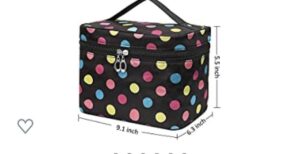 POLKA DOT TOILETRY BAG