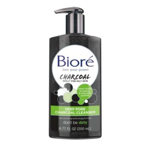 BIORE  Deep Pore Charcoal Cleanser for Oily Skin