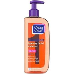 CLEAN AND CLEAR ESSENTIAL FOAMING CLEANSER