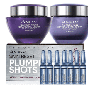 AVON ANEW PLATINUM DAY & NIGHT CREAM WITH PLUMPING SHOTS*