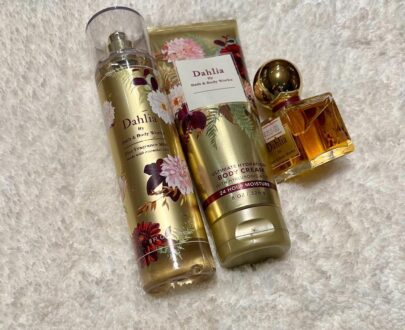 BATH AND BODY WORKS DAHLIA GIFT SET