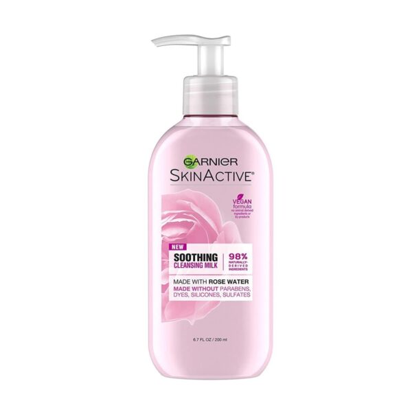 Garnier SkinActive Milk Face Wash with Rose Water 6.7 Fl