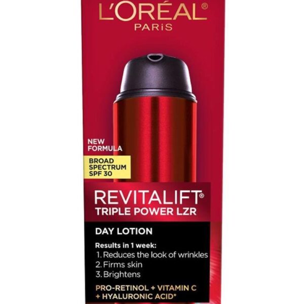 L'OREAL REVITALIFT TRIPLE POWER ANTI-AGEING MOISTURIZER LOTION SPF 30