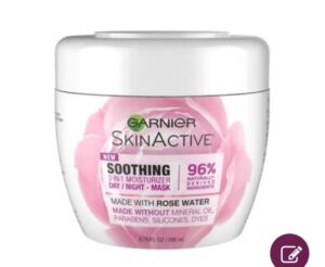 GARNIER SKINACTIVE SOOTHIN 3-IN-1MOISTURISER WITH ROSE WATER