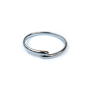 White Gold Hinged Bracelet