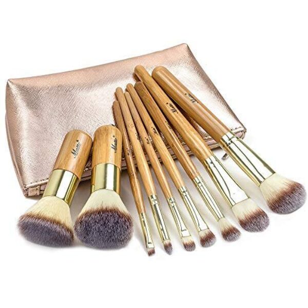 MATTO MAKEUP BRUSHES 9-PIECE WITH TRAVEL MAKEUP BRUSH
