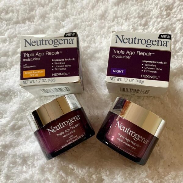 Neutrogena Triple Age Repair Day & Night Moisturizer Skin Care Set