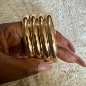 Ladies Bangles 4 Set Stainless Steel