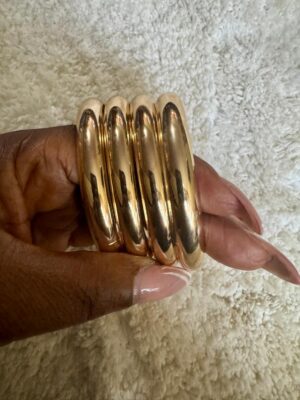 Ladies Bangles 4 Set Stainless Steel