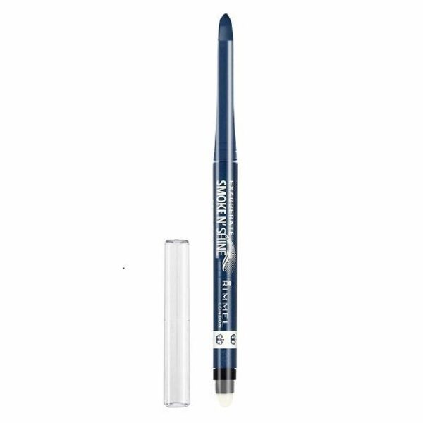 Rimmel London Exaggerate Smoke N’ Shine Eye Definer, 004 Blue Steel, 0.28 g