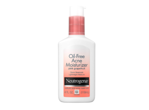 Neutrogena Oil Free Acne Facial Moisturizer with 5% Salicylic  Acid Acne Treatment (Pink Grapefruit) 4 Fl