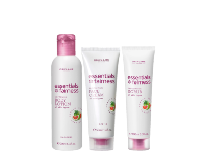 Essentials Fairness Skincare Set-For all Ages and All skin types.