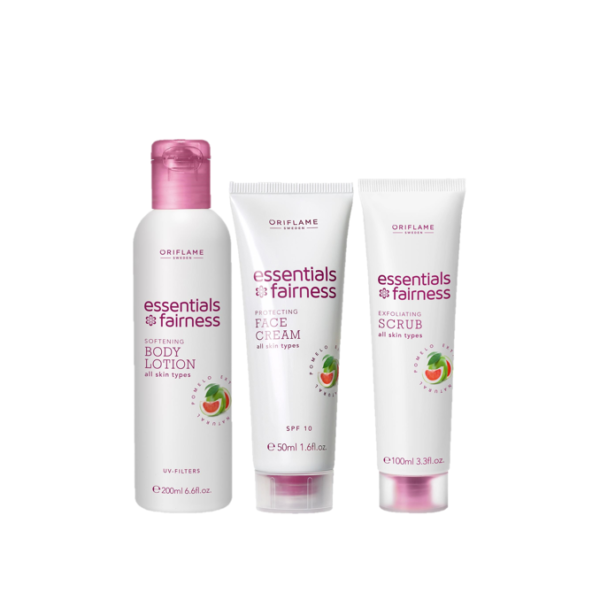 Essentials Fairness Skincare Set-For all Ages and All skin types.