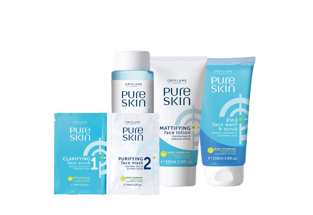 Pure Skincare SET for Oily Skin