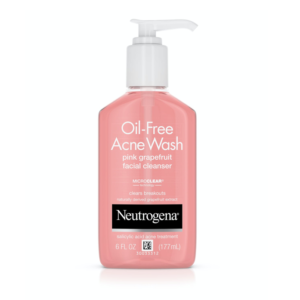 Neutrogena Oil-Free Acne Wash Pink Grapefruit Facial Cleanser for Breakouts 6 Fl