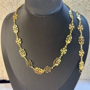 Ladies Necklace Earrings & Bracelet