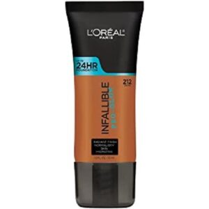 L'Oreal Paris Infallible Pro-Glow Foundation, 212 Cocoa,  1 fl. oz.