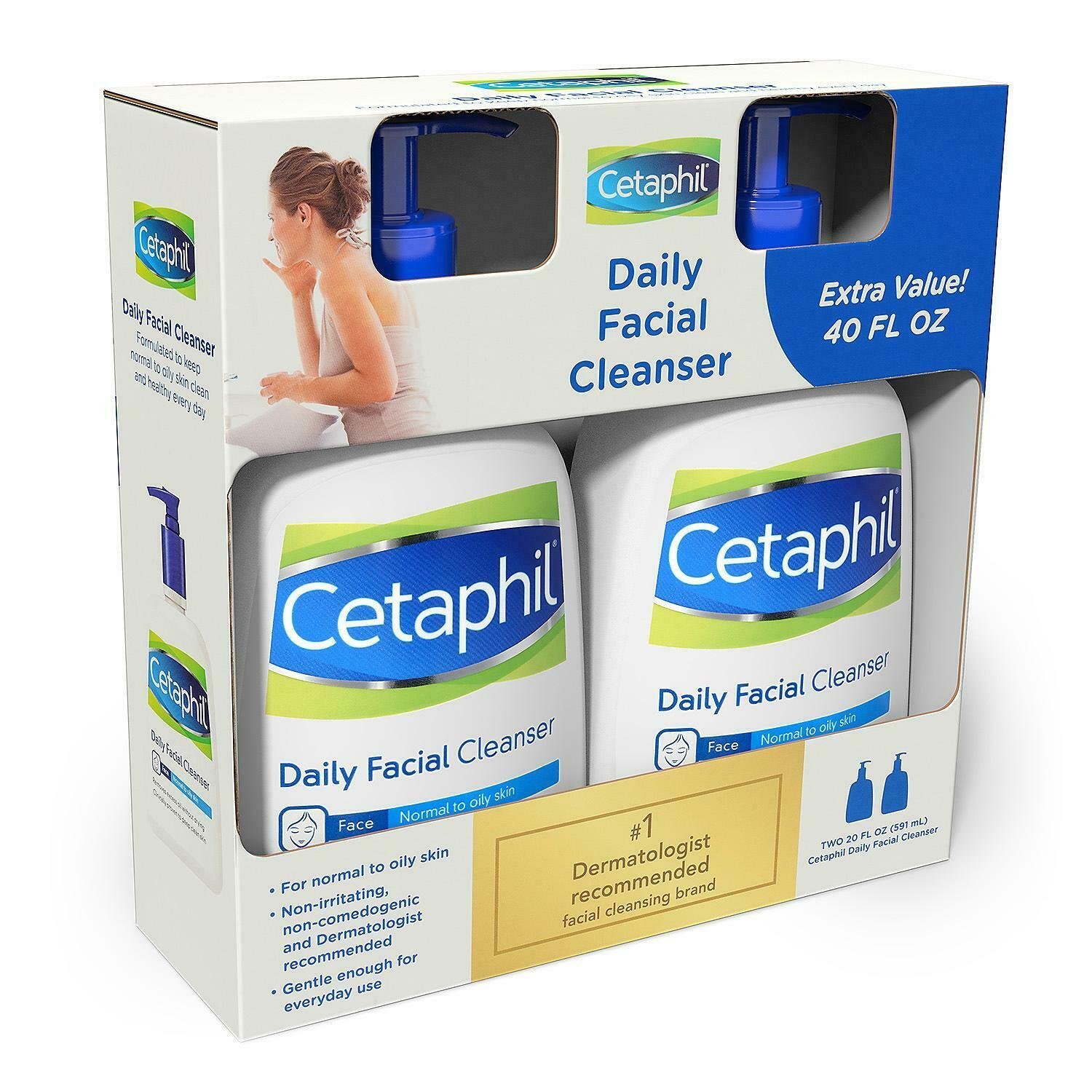 Cetaphil Gentle Daily Facial Cleanser 20 oz