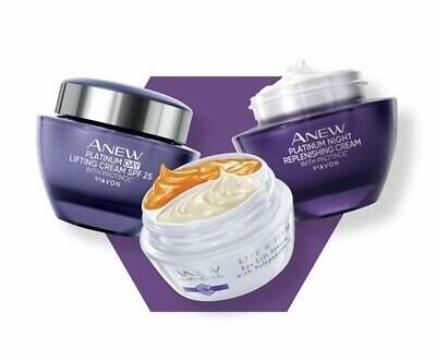AVON ANEW PLATINUM DAY & NIGHT CREAM WITH EYE LIFT SYSTEM