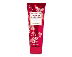 BATH AND BODYWORKS JAPANESE CHERRY BODY CREAM 8 FL OZ