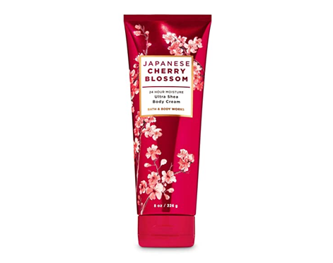 BATH AND BODYWORKS JAPANESE CHERRY BODY CREAM 8 FL OZ